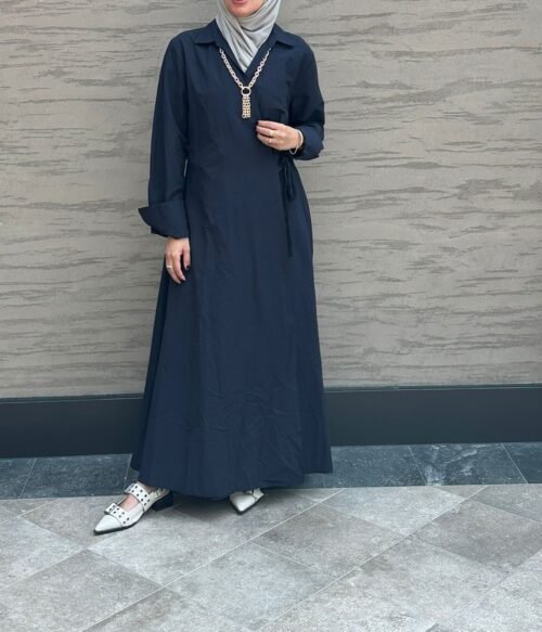 Dark blue long shirt