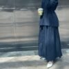 Navy blue skirt sets