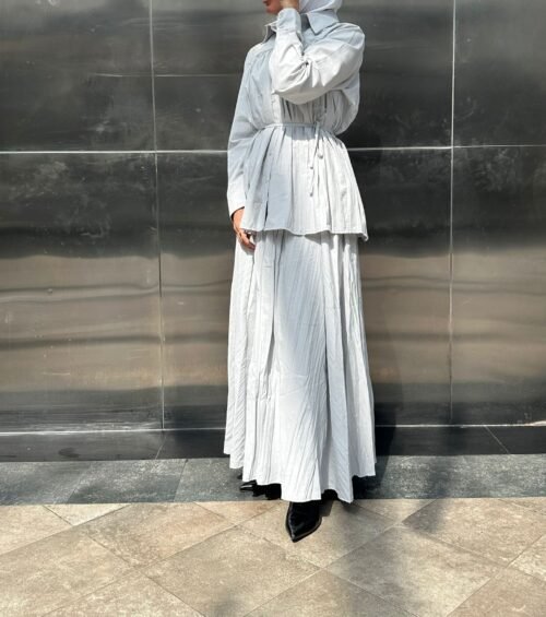 Light grey Skirt set